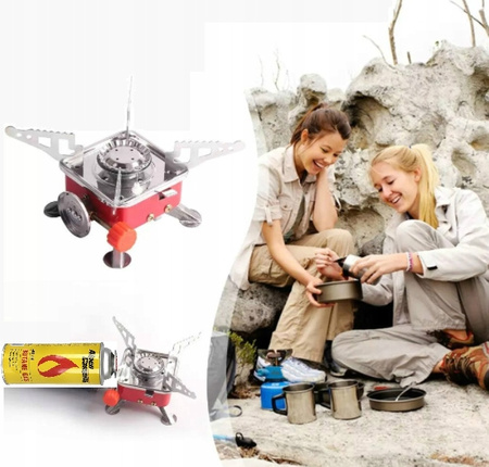 MINI KUCHENKA TURYSTYCZNA GAZOWA NA KARTUSZ KARTUSZE GAZ POLOWA PRZENOŚNA
