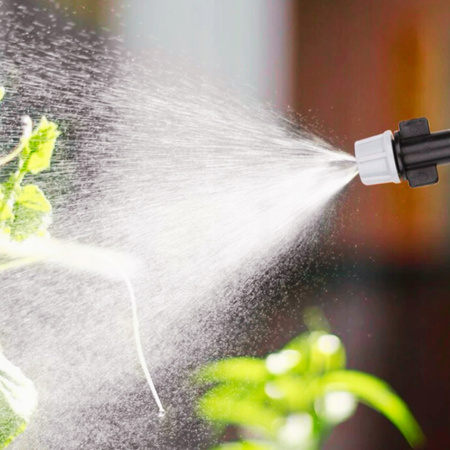 KURTYNA WODNA MGIEŁKA WĄŻ 20m ZRASZACZ OGRÓD KLIMA ZESTAW DO NAWADNIANIA