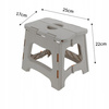 Stołek Taboret Składany Krzesło Składane Duży Antypoślizgowe Nóżki 135kg