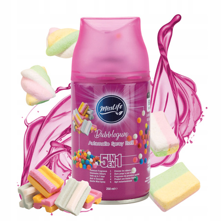 12x ODŚWIEŻACZ POWIETRZA SPRAY AUTOMATYCZNY WKŁAD ZAPACH DO DOMU MIX 250 ml