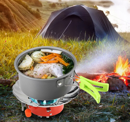 MINI KUCHENKA GAZOWA TURYSTYCZNA NA KARTUSZ KARTUSZE GAZ POLOWA PRZENOŚNA