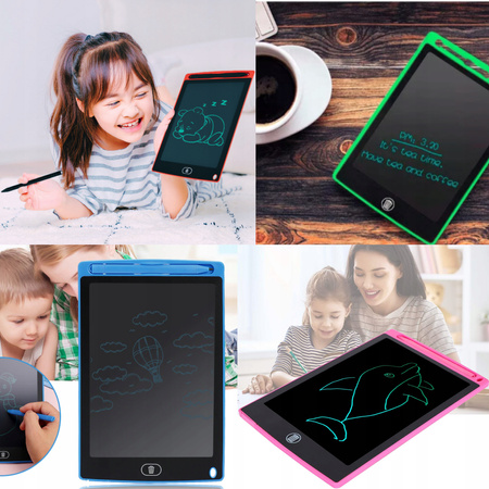 TABLET GRAFICZNY XXL TABLICA ZNIKOPIS A4 DO RYSOWANIA DLA DZIECI 12 CALI