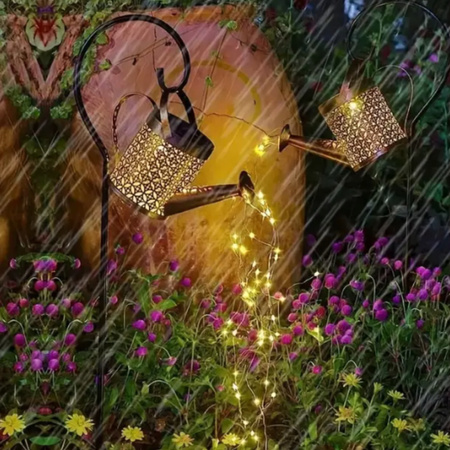 LAMPA OGRODOWA SOLARNA KONEWKA LED WBIJANA Z CZUJNIKIEM OZDOBA GIRLANDA XXL