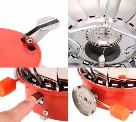 MINI KUCHENKA GAZOWA TURYSTYCZNA NA KARTUSZ KARTUSZE GAZ POLOWA PRZENOŚNA