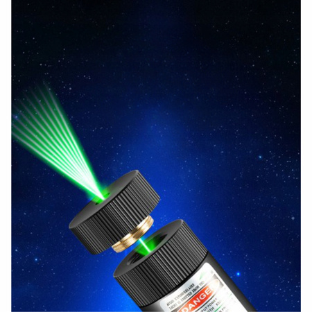 MOCNY WSKAŹNIK LASEROWY LASER POINTER ZIELONY AKU + ŁADOWARKA I NAKŁADKA