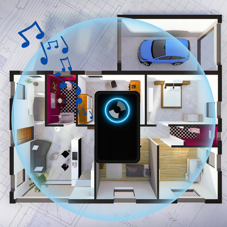 DZWONEK BEZPRZEWODOWY WODOODPORNY DO DRZWI 300M IP44 ZEWNĘTRZNY DO FURTKI