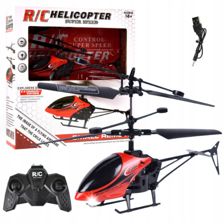 HELIKOPTER ZDALNIE STEROWANY SAMOLOT RC ŚMIGŁOWIEC NA PILOT LED USB PREZENT
