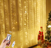 KURTYNA ŚWIETLNA 300 LED 3x3m SOPLE LAMPKI GIRLANDA PILOT DRUCIKI BIAŁE