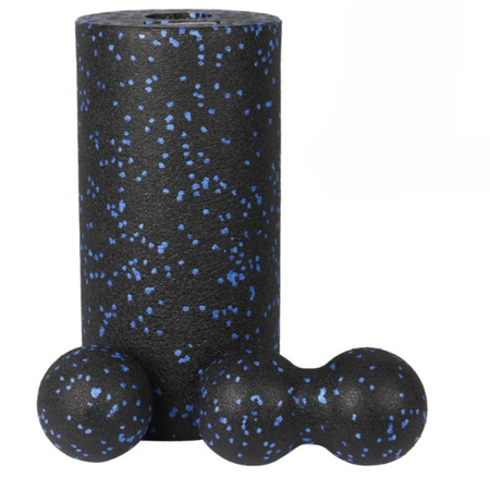 ZESTAW EPP ROLLER DO MASAŻU WAŁEK PIŁKA DUOBALL + MASAŻER PIANKOWY SPORT