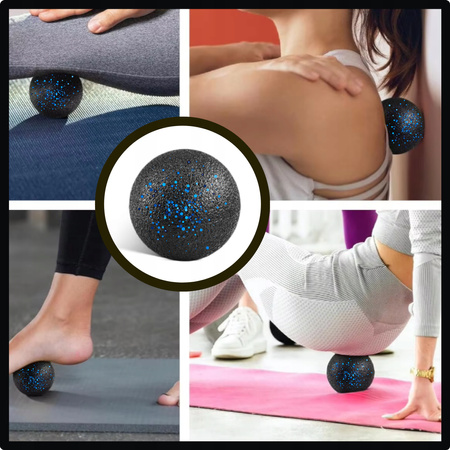 ZESTAW EPP ROLLER DO MASAŻU WAŁEK PIŁKA DUOBALL + MASAŻER PIANKOWY SPORT