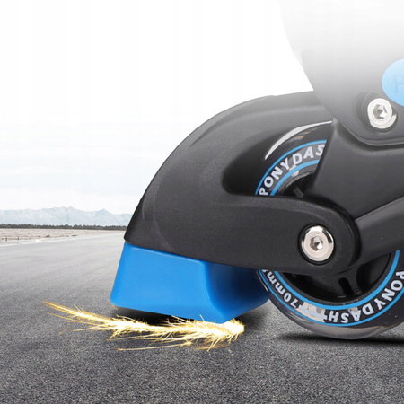 ROLKI Łyżworolki REGULOWANE Świecące KOŁA LED Kauczukowe Kółka Rozm. 39-42