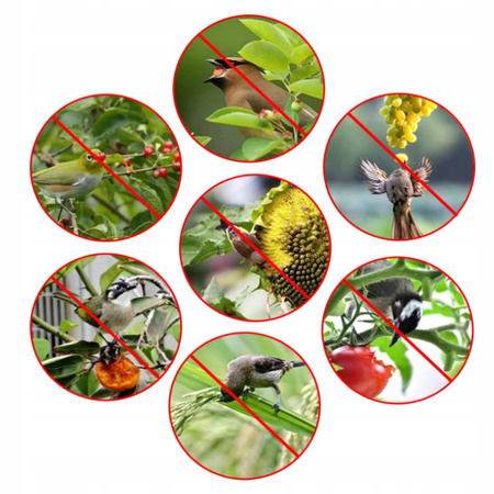 Odstraszacz Ptaków Taśma Odstraszająca Ptaki Na Gołębie Kruki 2x50m 100m