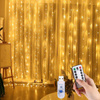 KURTYNA ŚWIETLNA 300 LED 3x3m SOPLE LAMPKI GIRLANDA PILOT DRUCIKI BIAŁE