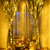 KURTYNA ŚWIETLNA 300 LED 3x3m SOPLE LAMPKI GIRLANDA PILOT DRUCIKI BIAŁE