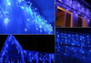 SOPLE 300 LED LAMPKI ZEWNĘTRZNE IP44 STAŁE + FLASH KURTYNA GIRLANDA GRUBE
