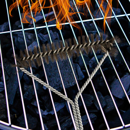 SZCZOTKA DO CZYSZCZENIA GRILLA RUSZTU SKROBAK GRILL STAL NIERDZEWNA GRUBA