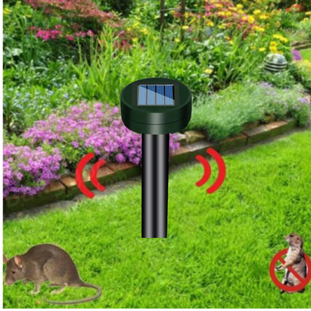 4x SILNY ODSTRASZACZ SOLARNY KRETÓW GRYZONI NA KRETY NORNICE WIBRACYJNY XXL