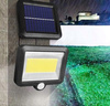 LAMPA SOLARNA LED LATARNIA ULICZNA OGRODOWA CZUJNIK RUCHU ZMIERZCHU PILOT