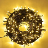 LAMPKI CHOINKOWE 500 LED ZEWNĘTRZNE WEWNĘTRZNE ŚWIATEŁKA STAŁE BIAŁE CIEPŁE