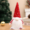 SKRZAT ŚWIĄTECZNY KRASNAL GNOM MIKOŁAJ DUŻY ŚWIECĄCY PREZENT OZDOBA LED XXL