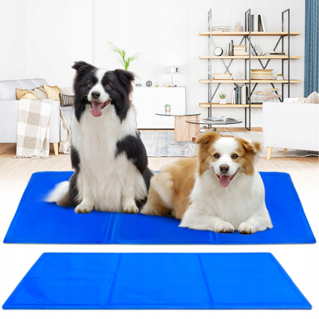 MATA CHŁODZĄCA DLA PSA I KOTA DUŻA LEGOWISKO XXXL WODOODPORNA 90x50cm