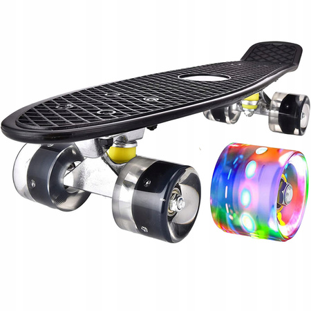 DESKOROLKA FISZKA LED DESKA ŚWIECĄCE KOŁA RGB FISHBOARD FISH PREZENT DLA DZIECI