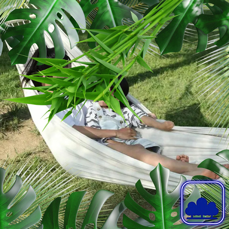 HAMAK OGRODOWY 2 OSOBOWY HUŚTAWKA XXL MOCNY WZMOCNIONY PAŁĄK DUŻY + TORBA