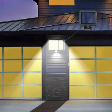 LAMPA SOLARNA Z CZUJNIKIEM RUCH ZMIERZCHU ZEWNĘTRZNA ULICZNA LED COB PILOT