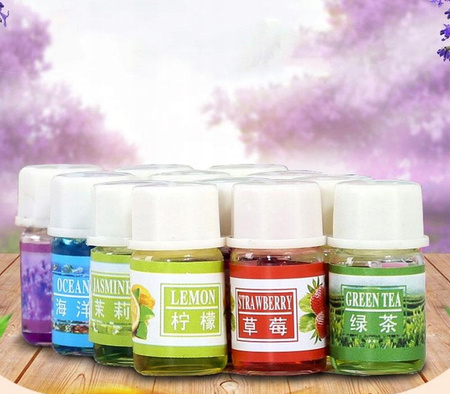 OLEJKI ZAPACHOWE ETERYCZNE AROMATERAPIA DO NAWILŻACZA KOMINKA ZESTAW 12 SZT