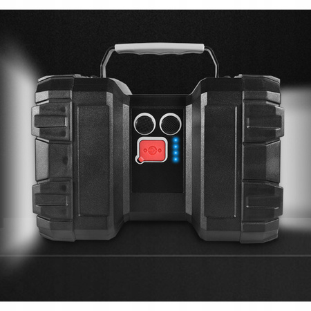 MOCNA LATARKA LED AKUMULATOROWA SZPERACZ TAKTYCZNA BIWAKOWA POWERBANK USB