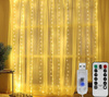 KURTYNA ŚWIETLNA 300 LED 3x3m SOPLE LAMPKI GIRLANDA PILOT DRUCIKI BIAŁE