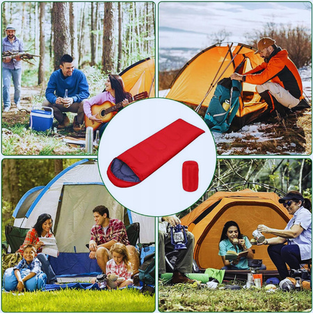 ŚPIWÓR MUMIA TURYSTYCZNY LEKKI CIEPŁY KOŁDRA POKROWIEC 210x75 CM KOLORY