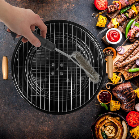 SZCZOTKA DO CZYSZCZENIA GRILLA RUSZTU SKROBAK GRILL STAL NIERDZEWNA GRUBA