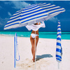 DUŻY PARASOL PLAŻOWY BALKONOWY OGRODOWY SKŁADANY BALKON TARAS PLAŻĘ 180CM