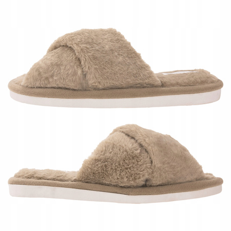 KAPCIE DAMSKIE FUTERKIEM CIEPŁE MIĘKKIE PANTOFLE DOMOWE LACZKI PAPCIE CIAPY