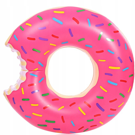 DUŻE KOŁO DMUCHANE MATERAC DO WODY DO PŁYWANIA BASENU DONUT KÓŁKO XXL