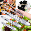 SZCZYPCE KUCHENNE METALOWE DO GRILLA SAŁATEK MIĘSA RUSZTU UNIWERSALNE 3 szt