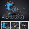 ROLKI Łyżworolki REGULOWANE Świecące KOŁA LED Kauczukowe Kółka Rozm. 39-42