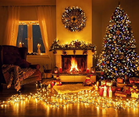 LAMPKI CHOINKOWE 300 LED ZEWNĘTRZNE STAŁE FLASH BIAŁE GRUBY KABEL KURTYNA