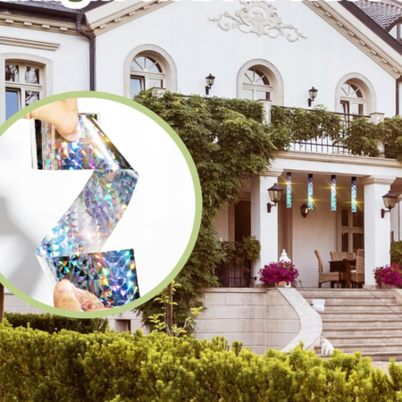 Odstraszacz Ptaków Taśma Odstraszająca Ptaki Na Gołębie Kruki 2x50m 100m