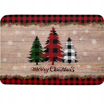 WYCIERACZKA ŚWIĄTECZNA POD DRZWI 45x45cm WEJŚCIOWA DO BUTÓW CHRISTMAS MATA