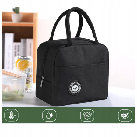 TORBA TERMICZNA ŚNIADANIOWA IZOLACYJNA NA JEDZENIE PIKNIK PLAŻĘ LUNCH BOX