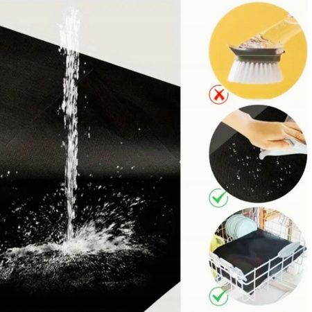 4x MATA TEFLONOWA NA GRILLA DO PIECZENIA TACKA NA GRILL SMAŻENIA PIEKARNIKA