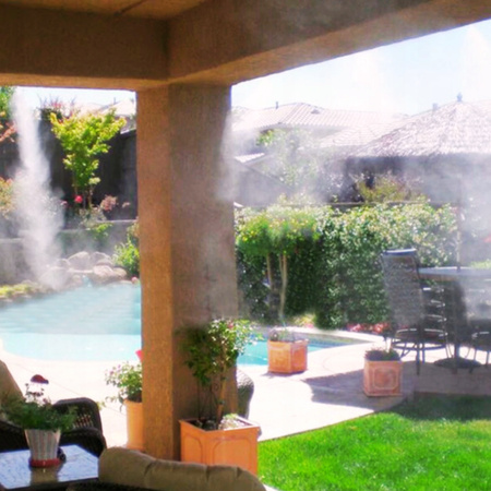 KURTYNA WODNA MGIEŁKA WĄŻ 20m ZRASZACZ OGRÓD KLIMA ZESTAW DO NAWADNIANIA