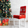 6x POKROWIEC ŚWIĄTECZNY NA KRZESŁO ELASTYCZNY BOŻE NARODZENIE NA ŚWIĘTA