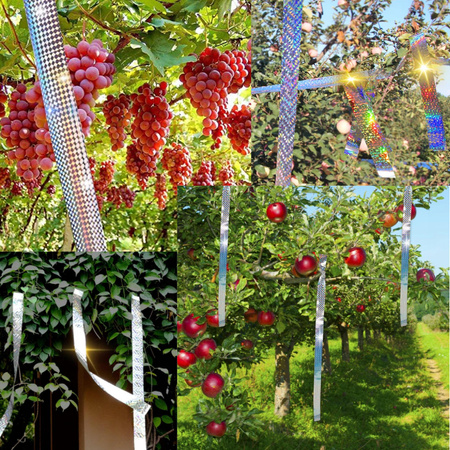 Odstraszacz Ptaków Taśma Odstraszająca Ptaki Na Gołębie Kruki 2x50m 100m