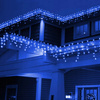 SOPLE 300 LED LAMPKI ZEWNĘTRZNE IP44 STAŁE + FLASH KURTYNA GIRLANDA GRUBE