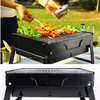 GRILL TURYSTYCZNY PRZENOŚNY WĘGLOWY SKŁADANY BBQ KEMPINGOWY WALIZKA GRIL