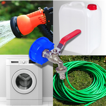 KRAN DO MAUZERA ZAWÓR DO MAUZERA 1000L NA WĄŻ 1/2'' ZAWÓR CZERPALNY NYPEL