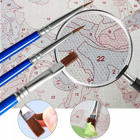 MALOWANIE PO NUMERACH Z RAMĄ Obrazy Do Malowania Zestaw OBRAZ 40X50 Prezent